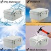 Sunnyglade ABS Plastic Dustproof Waterproof IP65 Junction Box Universal Durable