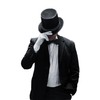 ZANGOC Top Hat Black Velour for Adults – Elegant Black