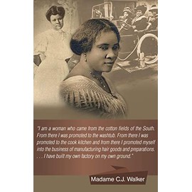 Katalic Depot Madame C.J. Walker: Overcoming Obstacles by Sankofa Designs (17x11 inches - Unframed Poster) Q