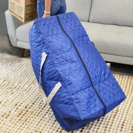 50 Gallon Heavy Duty Rolling Duffle Bag – Quilted, Durable Moving & Storage Bag with Wheels – Extra Large Capacity for Dorm, Holiday, Travel or Seasonal Use by Simple Living Solutions