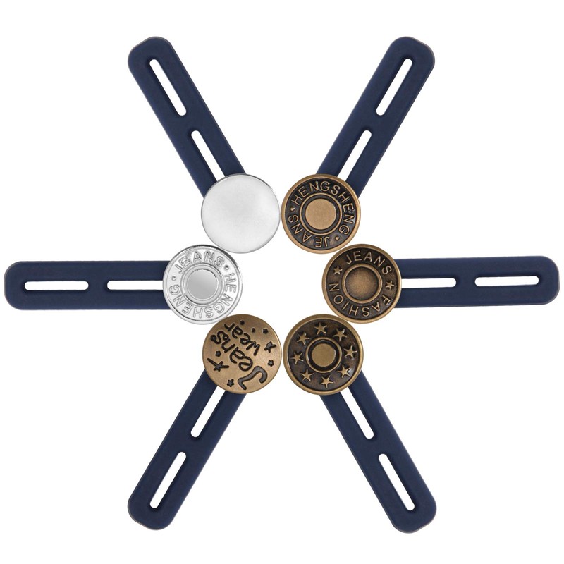 6 PCS Pants Extender Button, Luxiv Waistband Extender Buttons for