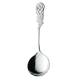 Takakuwa Metal Rose Cutlery, Cream Spoon, Satin 004935