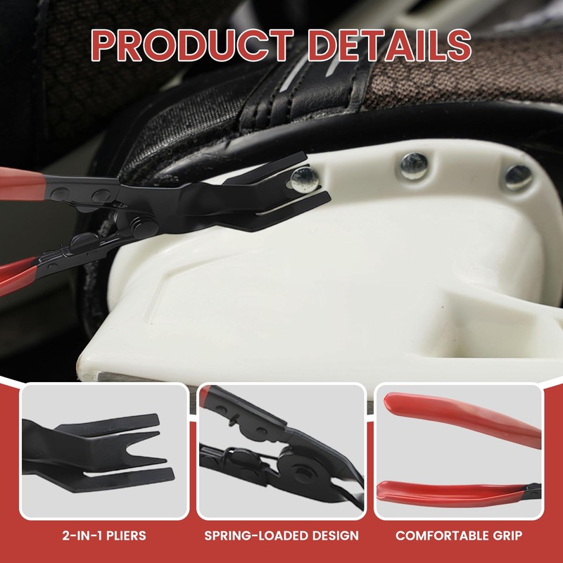 Trim Removal Tool, Plastic Rivet Remover Plier for Car Door