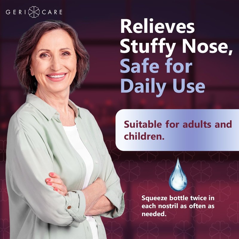 GeriCare Saline Nasal Spray Moisturizer 1.5Fl Oz Sodium Chloride 0.65%