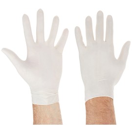 Brown PETZOLD 9209484 Manufix Sensitive Examination Gloves, Dispenser Box, Size 8/9 (Pack of 100)