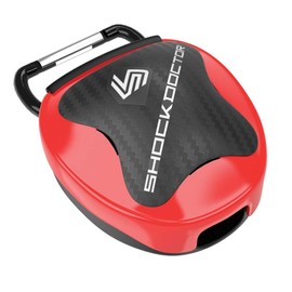 ShockDoctor Erwachsene Mundschutz Box, Red, 11+, 106C-RD-OS