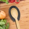 OGGI Spooner Ceramic Spoon Rest- Spoon Rest for Stove Top,