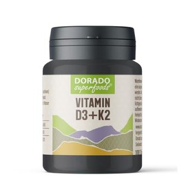 Vitamin D3 K2-100 Tabletten hochdosiert - 7000IE D3 + 150µg K2 (MK7) pro Tablette - hochdosiert & vegan - Laborgeprüft - 1x-Woche-Formel