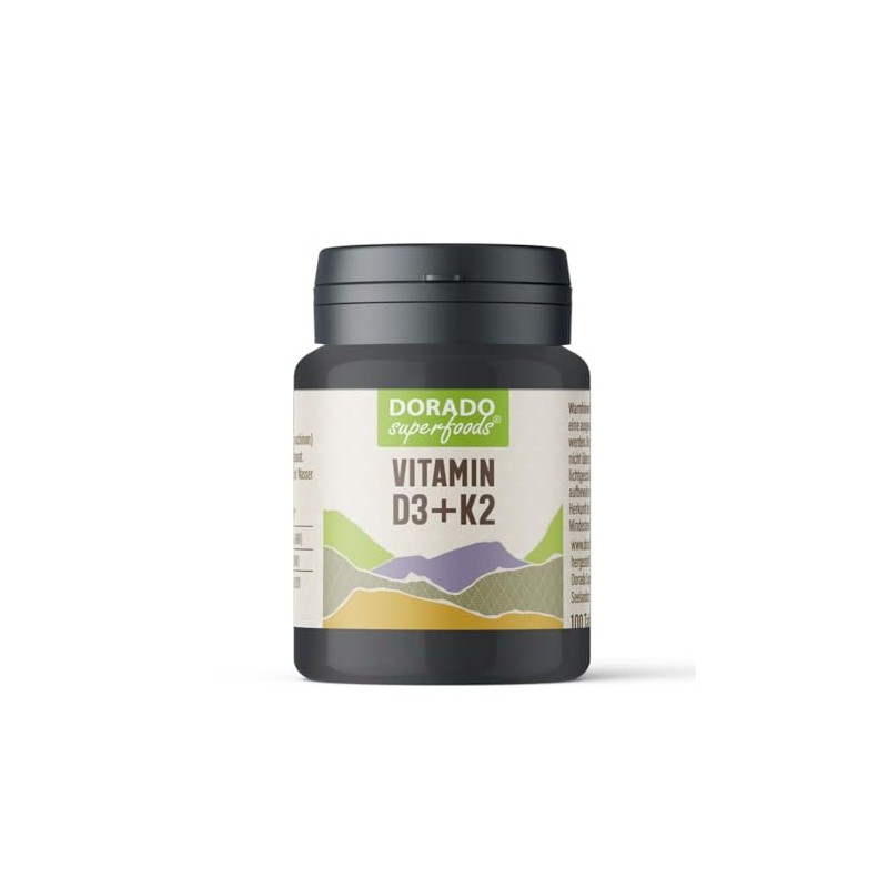 Vitamin D3 K2-100 Tabletten hochdosiert - 7000IE D3 + 150µg