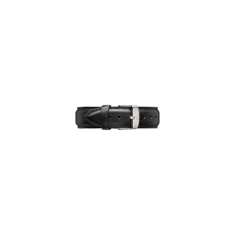 Daniel Wellington Sheffield Classic Italian Leather Watch Strap, black, Strap.