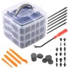 TooToo 731x Car Trim Body Clips Kit Rivets Retainer Auto