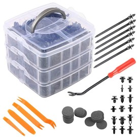 TooToo 731x Car Trim Body Clips Kit Rivets Retainer Auto Panel Bumper Plastic Fastener Plastic Rivets, Retainers & More for Auto Panel and Bumper