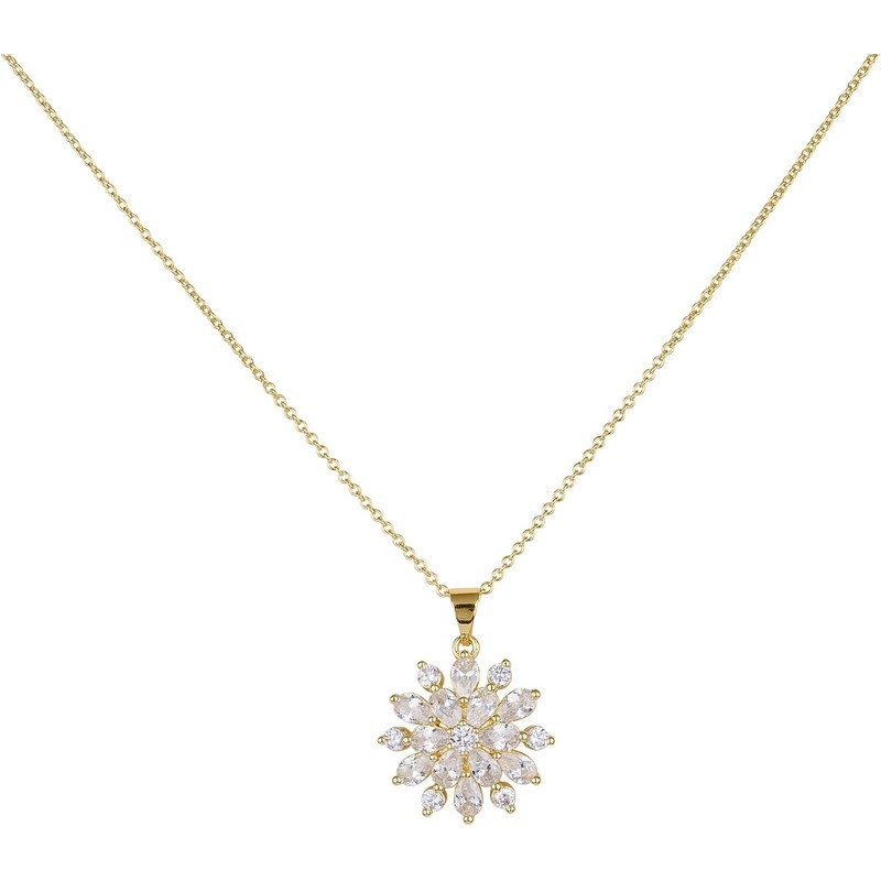 LuckyLy Collares para Mujer Oro 14K Zirconia Cúbica Joyería Regalos
