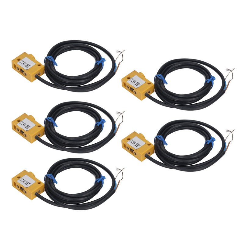 5PCS Inductive Proximity Switch 2 Lines Normally Open IP65 ABS