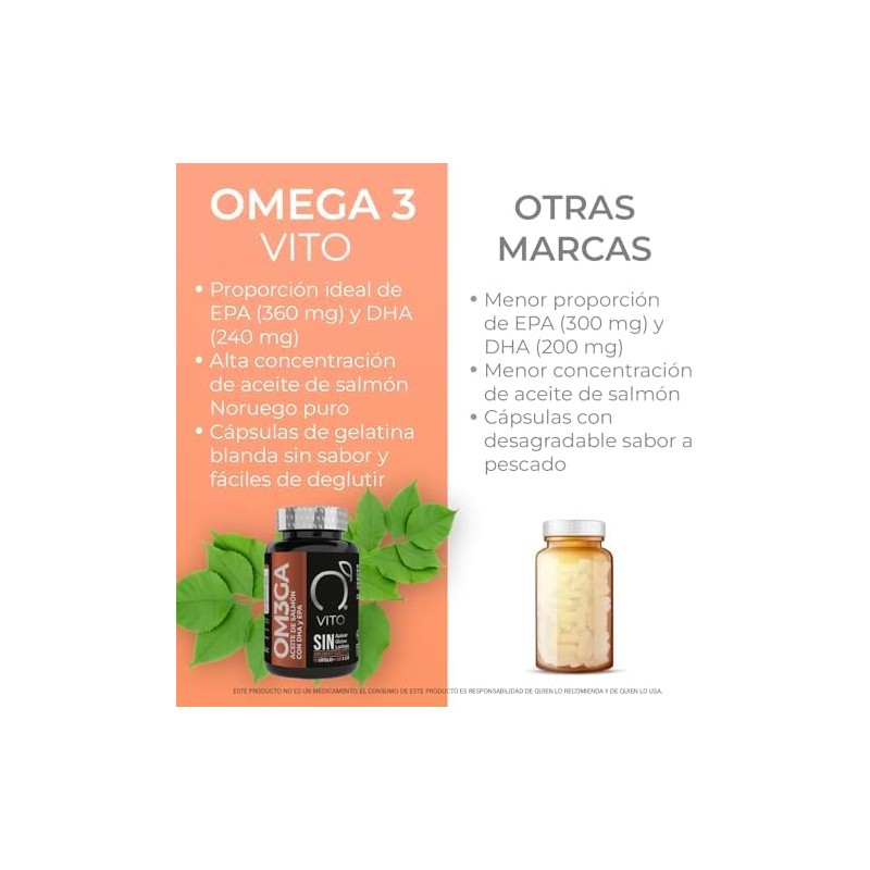 VITO - Omega 3 Aceite de Salmón Noruego - 600