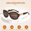 FONHCOO Bifocal Sunglasses for Women, Stylish Reader Sunglasses with Readers