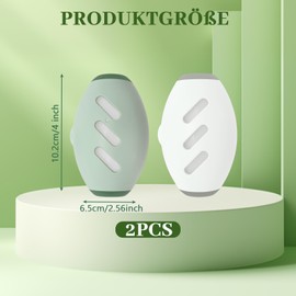 Wiederverwendbare Fusselrolle,2 Stück Waschbare Klebrige Gel Fusselrolle Ball,Waschbarer Mini Tragbarer Aufkleber,Tierhaarentferner Fusselrolle,Reusable Lint Roller für Tierhaare Kleidung Reisen Haus