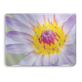 MightySkins Glossy Glitter Skin Compatible with HP Spectre x360 14" (2022) Full Wrap Kit - Lotus Flower | Protective, Durable High-Gloss Glitter Finish | Easy to Apply | Made in The USA