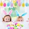 Pack of 24 Plastic Easter Eggs, Easter Eggs for Hanging,