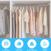 Wardlock 31cm-52cm Extendable Stainless Steel Wardrobe Rail, Adjustable Clothes Rail