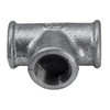 Cast T-piece with 3x internal thread Rp 3/8 inch (IG),