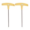 sourcing map 2pcs T-Handle Wrench 1/8" SAE Long Arm Hex
