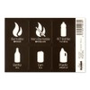 Isaac Trading 6 Piece Set Square Flammable Non-Flammable Plastic Bottle