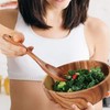 Japanese and Western Style Wooden Rice Spoon Salad Mixing Spoon