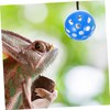COLLBATH Interactive Lizard Toys Bell Balls for Reptiles Bearded Dragon