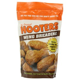 The Original Hooters Wing Breading - Crispy & Crunchy Coating - Ideal for Chicken, Fish, & Vegetables 1 Pound (Pack of 1)