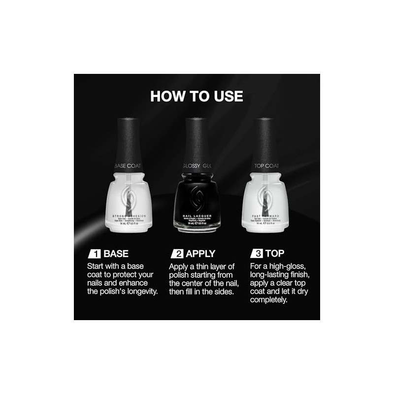 CHINA GLAZE Esmalte de Uñas Liquid Leather, Color de Alta