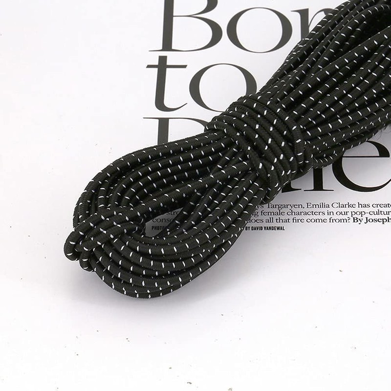 Kihusei Elastic Cord, Round Rubber, 0.1 inch (3 mm), Elastic