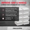Gym Chalk Blocks, Premium Sport Hand Chalk,Easy Grip, Moisture Absorbing