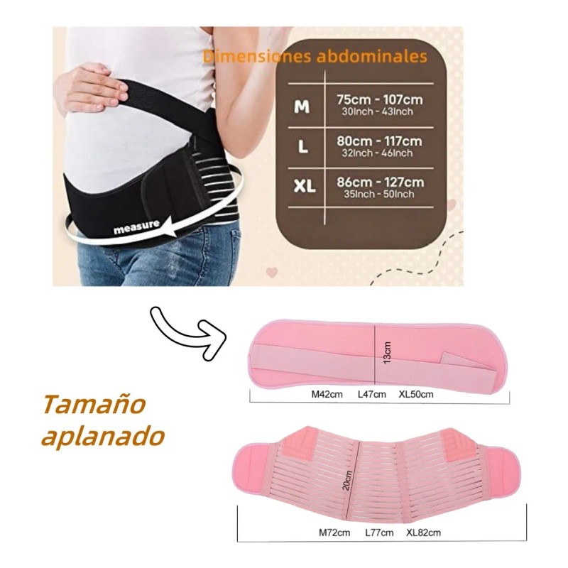 Faja Embarazada Maternidad Soporte Embarazo