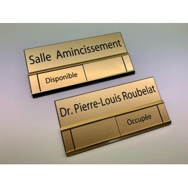 Sliding Sign with Header Sign Attached - Entry Control System