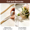1 Roll 16.4Ft Faux Pearl Beads Garland, Pearl String with