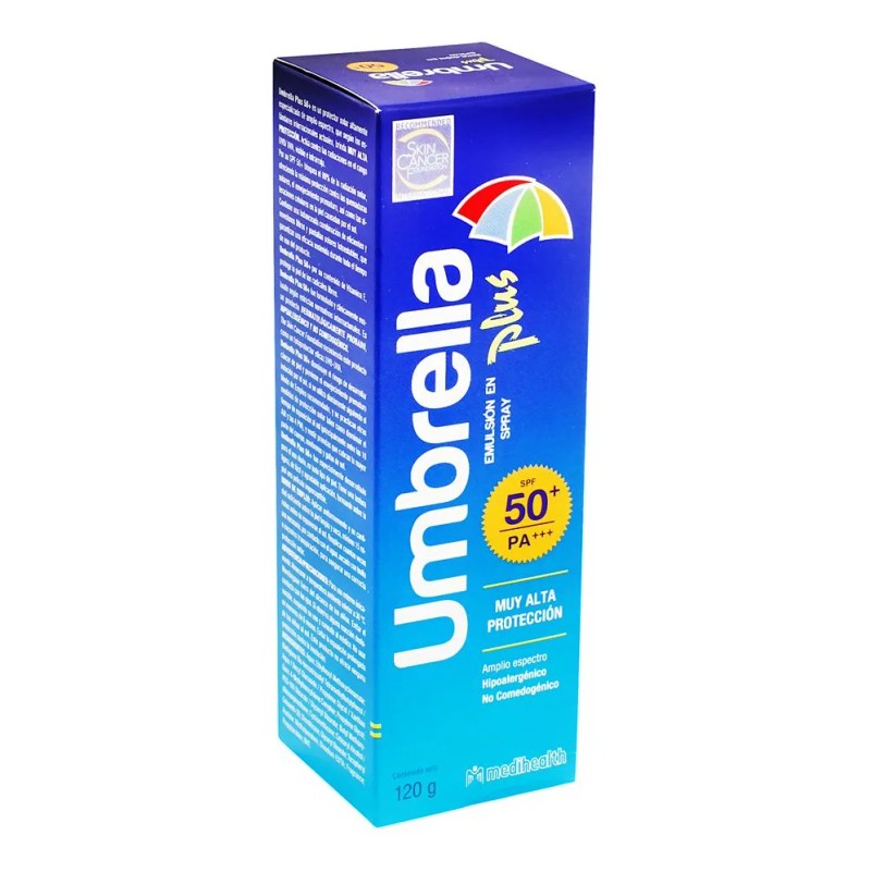Umbrella Plus SPF 50+,water resistence,todo tipo de piel