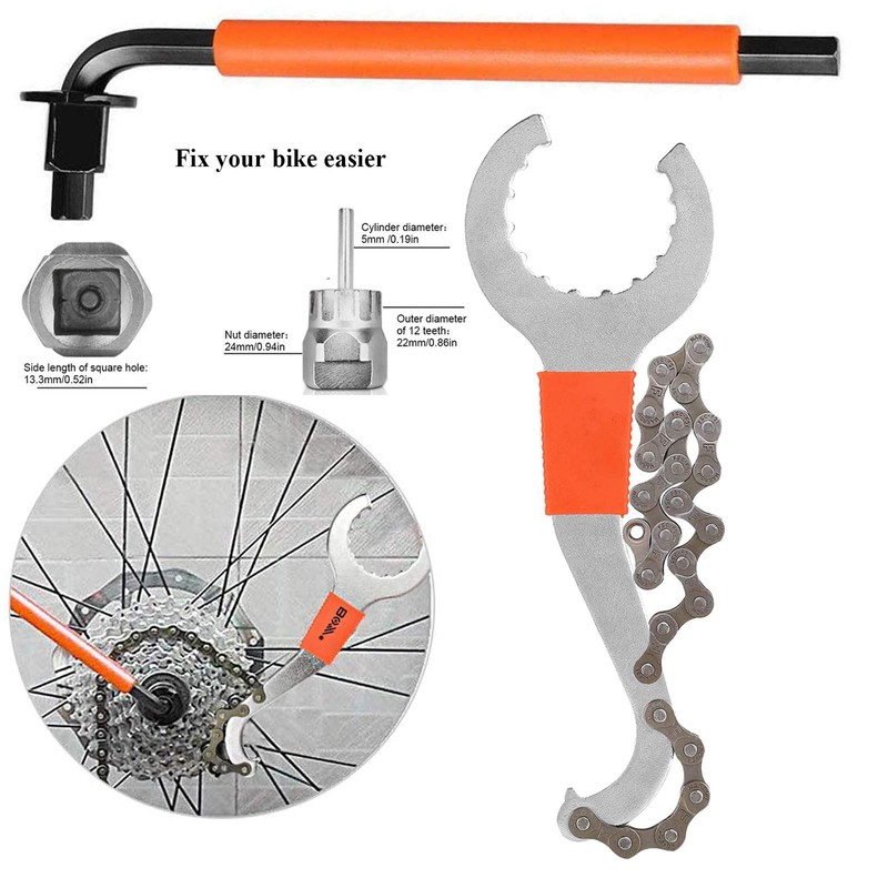 8Pcs Bike Tool kits set, ATGRS 3 in 1 Multi