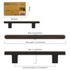 Amerdeco 10 Pack Oil Rubbed Bronze Cabinet Pulls 3.75 Inch(96mm)