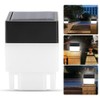 Solar Powered LED Square White Light for Garden Fence Courtyard