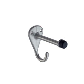 Harris Hardware TP4009-B3 Cast Stainless Steel Coat Hook and Bumper