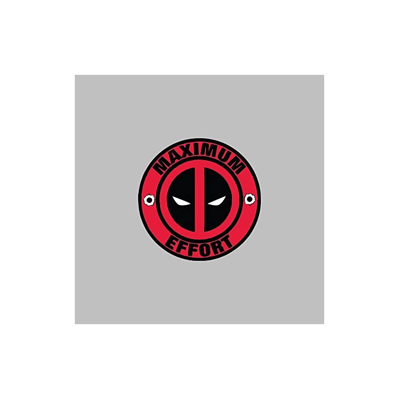 Deadpool Decal Maximum Effort Vinyl Sticker