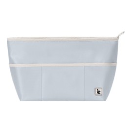 SDANG Purse Organizer Insert with Zipper – Pink Handbag & Tote Bag Organizer | Bag-in-Bag Insert with Pockets for Purses, Totes & Travel (Blue, Large)