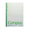 Kokuyo No-3CBN-G Campus Notebook, B5, B Ruled, 30 Sheets, Green