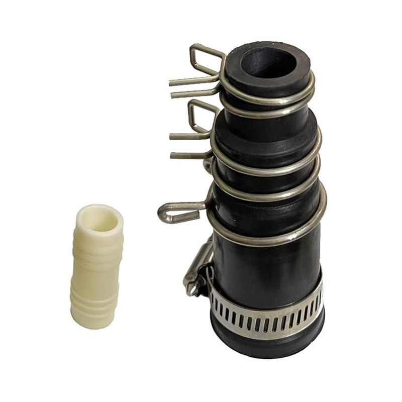Garbage Disposal Dishwasher Connector Kit, Black Rubber, 1 Set, Easy