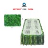 ShopMall Muro Verde Follaje Artificial Sintético 40 Pzs