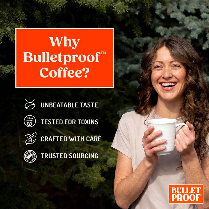 Bulletproof Original Medium-Roast Single-Serve Coffee Pods, 24 Count, 100% Arabica