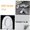 Operitacx 8pcs Toilet Seat Buffers with Slip Design Easy Installation