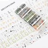DANNEASY 30 Rolls Nail Art Foil Transfer, Landscape Painting Nail
