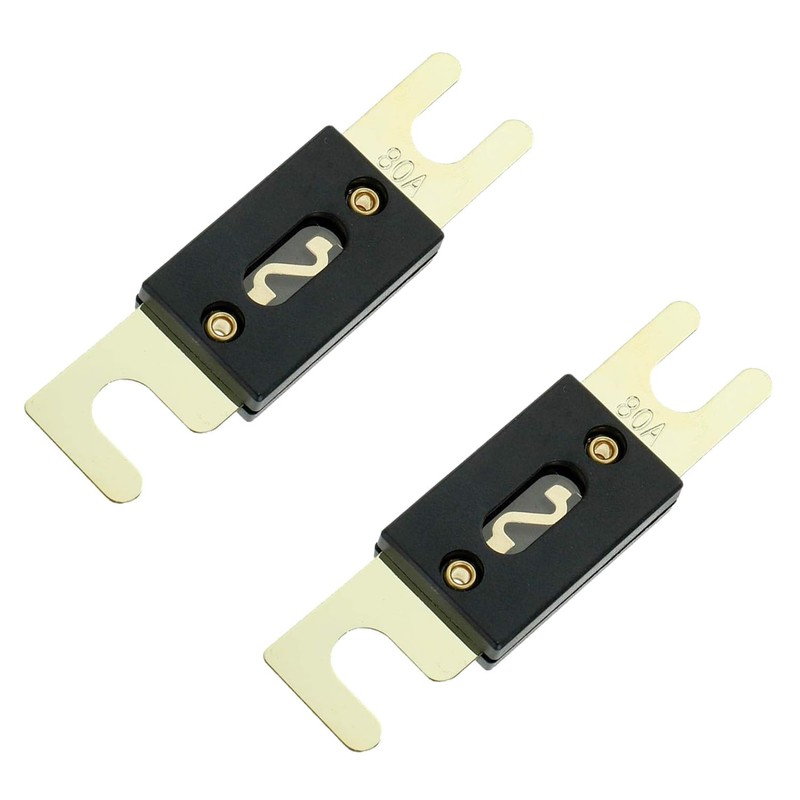 BOJACK 2PCS 80A ANL Fuse Holder and 2PCS 80Amp 32VDC